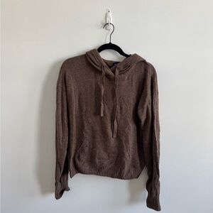 GAP Dark Brown Knit Hoodie
